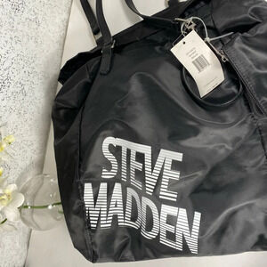 Steve Madden Large Black Travel or Satchel Bag
